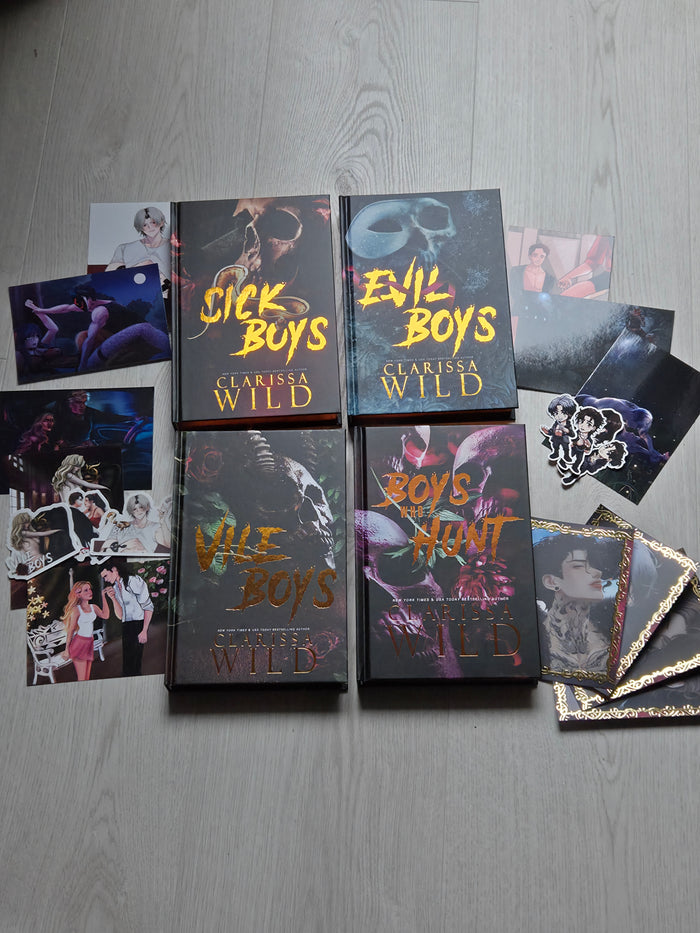 Sick Boys, Evil Boys, Vile Boys, Boys Who Hunt - GOLD FOILED & SPRAYED Special Edition
