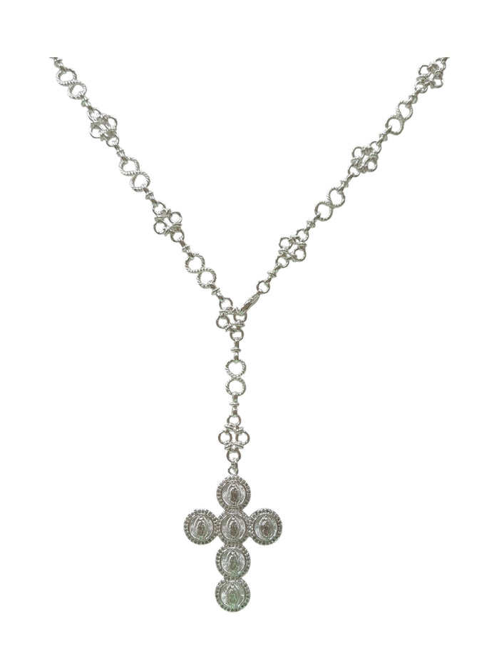 Silver Marietta Long Necklace