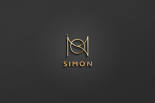 SIMON - Name Logo Design | Instant Download | Premade Logo | Minimalist Design