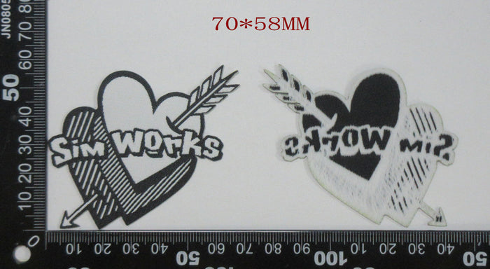 SimWorks Heart & Arrow Patch