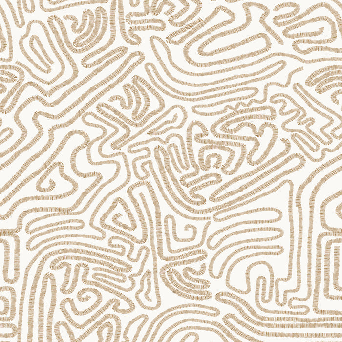 SINGLE ROLL / Taupe Sketch