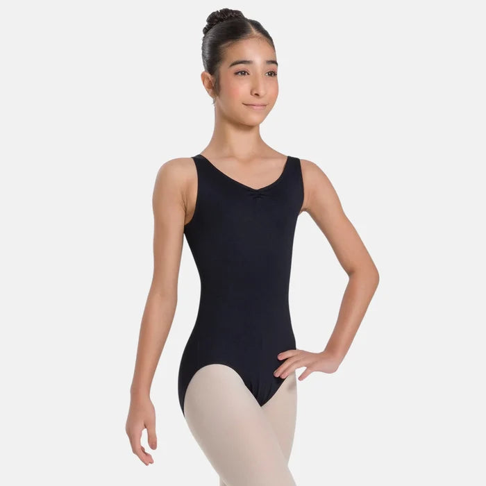 SL07 Jenny Child Pinch Front Tank Leotard