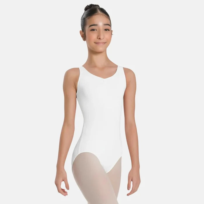 SL07 Jenny Child Pinch Front Tank Leotard