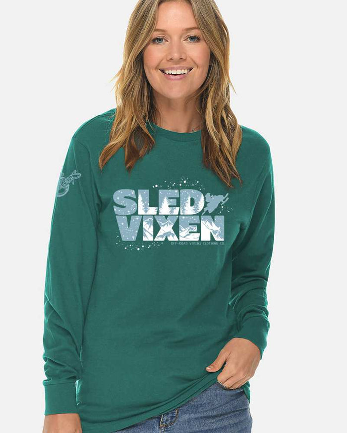 Sled Vixen 2.0 Unisex Long Sleeve Tee - OFF-ROAD VIXENS CLOTHING CO.
