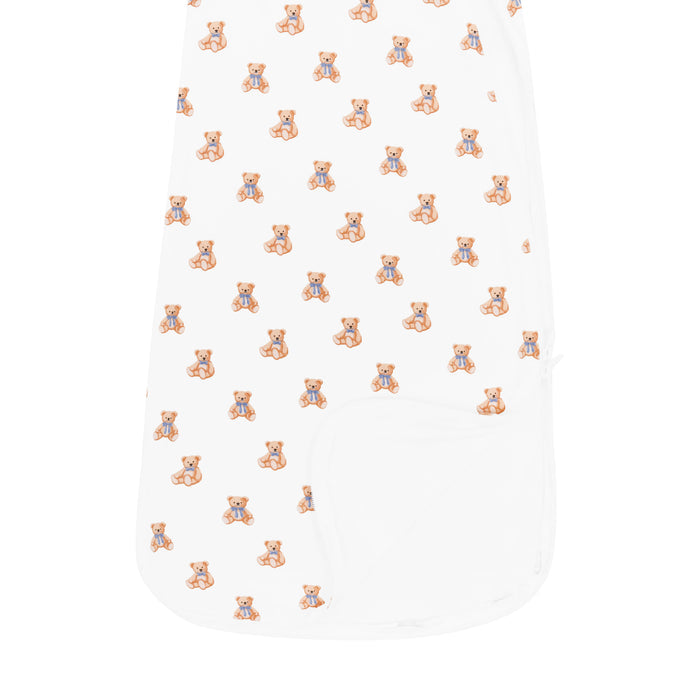 Sleep Bag in Teddy Bear 0.5 bottom zipper of the dual zipper system