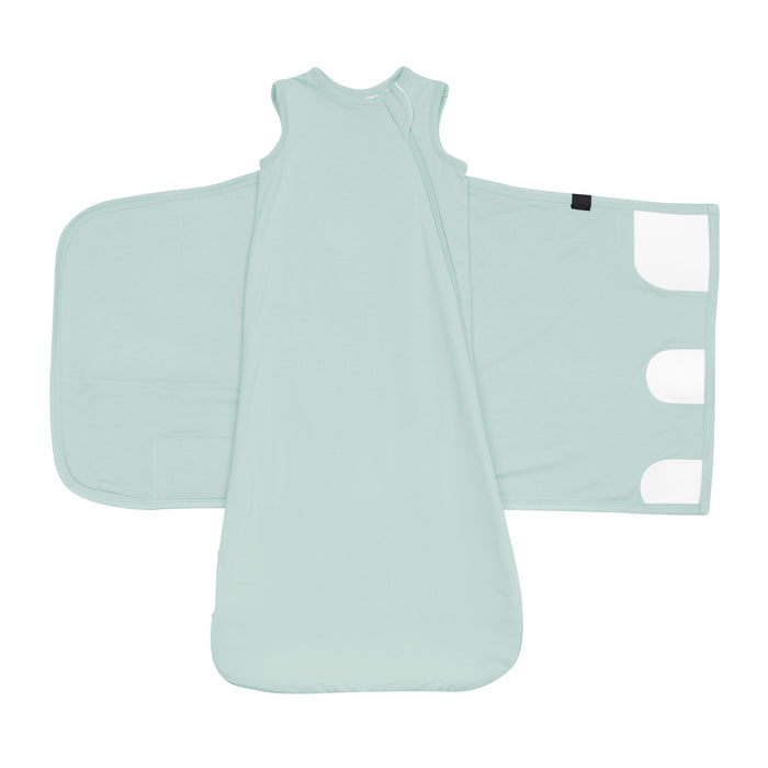 Sleep Bag Swaddler in Sage 0.5 uswaddled