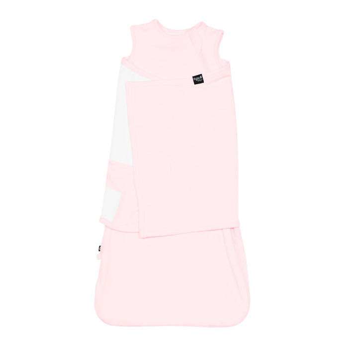 Sleep Bag Swaddler in Sakura 0.5 swaddled