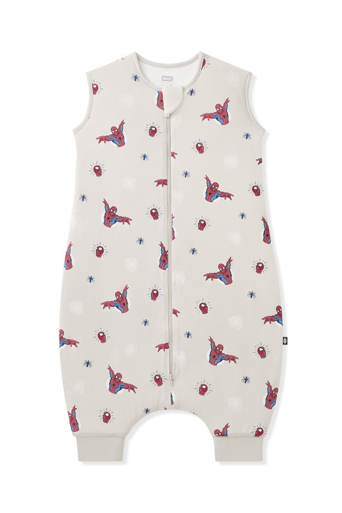 Oat Sleep Bag Walker with Spider-Man 1.0 print on a white background