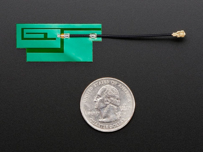 Slim Sticker-type GSM/Cellular Quad-Band Antenna - 3dBi uFL by The Pi Hut - The Pi Hut