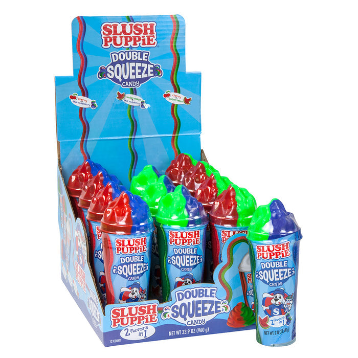 Slush Puppie Double Squeeze Liquid Candy - 12 Count