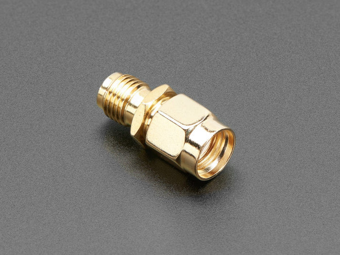 SMA Jack to RP-SMA Plug RF Adapter by The Pi Hut - The Pi Hut