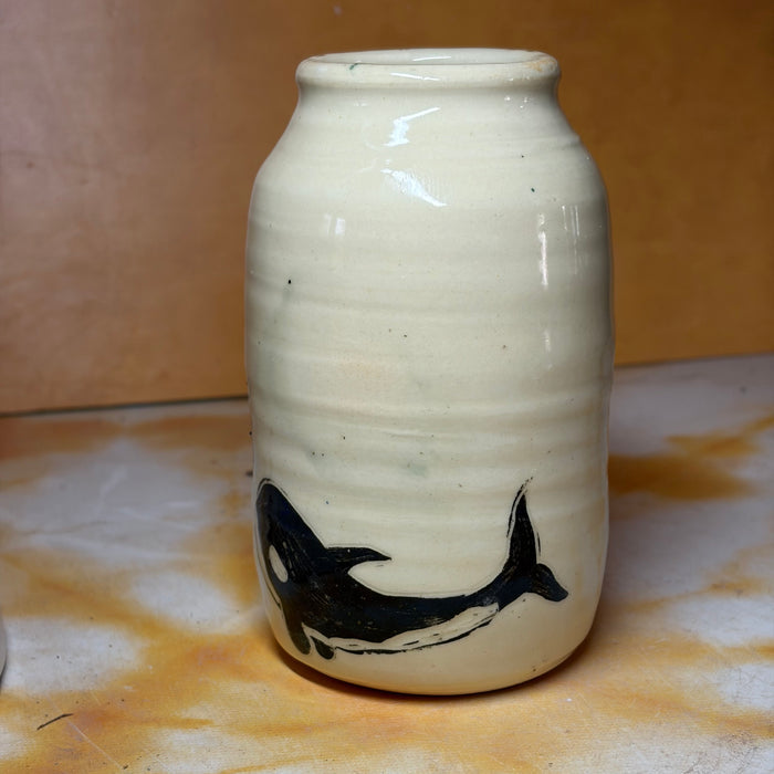 small orca vase