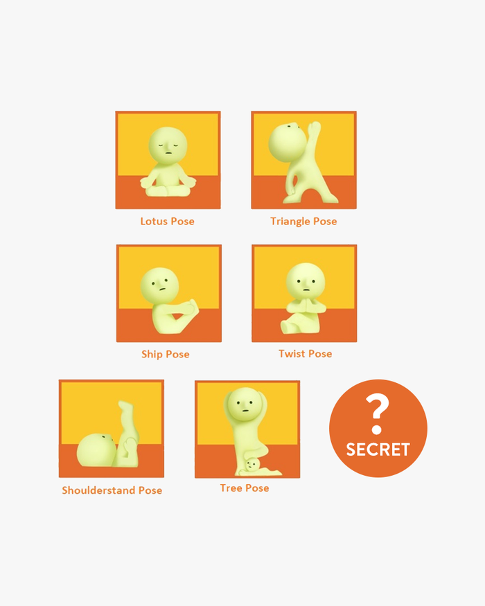 Smiski® Mini Figure Yoga Series Blind Box