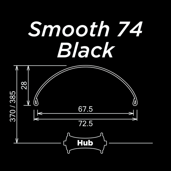 Smooth 74 Black