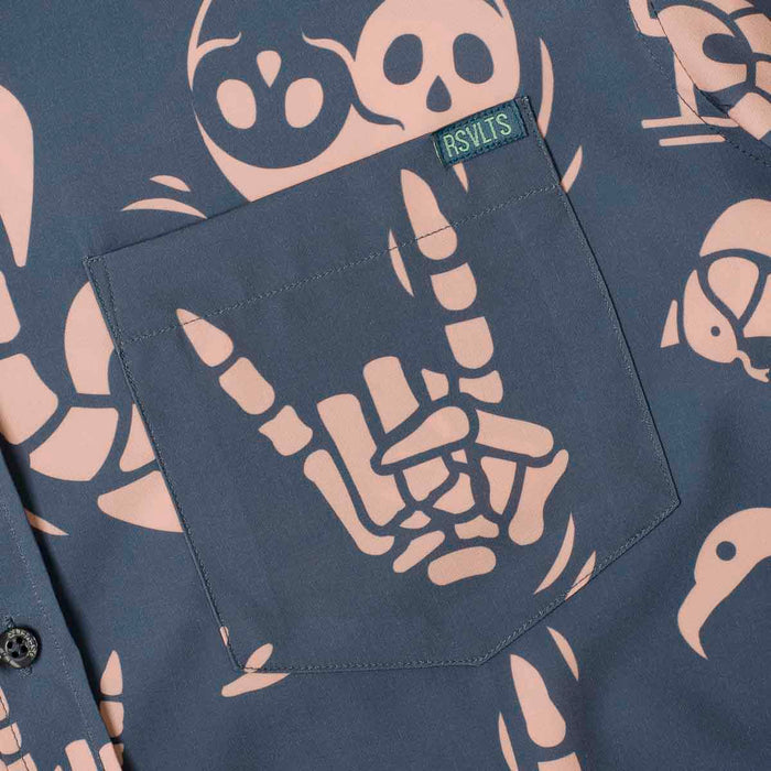 RSVLTS RSVLTS Short Sleeve Shirt Snakes, Skulls, and Sunsets – KUNUFLEX Short Sleeve Shirt