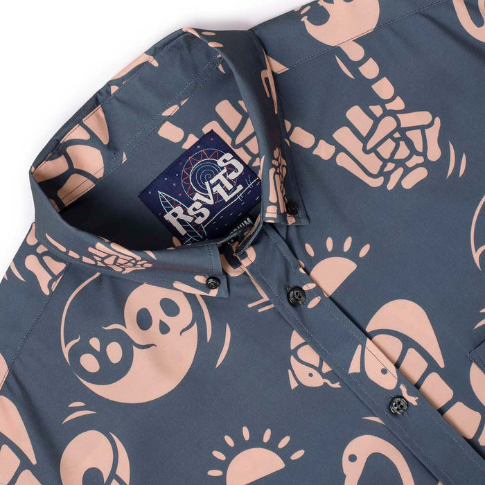 RSVLTS RSVLTS Short Sleeve Shirt Snakes, Skulls, and Sunsets – KUNUFLEX Short Sleeve Shirt