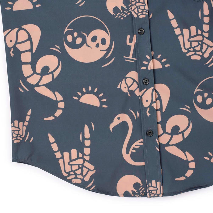 RSVLTS RSVLTS Short Sleeve Shirt Snakes, Skulls, and Sunsets – KUNUFLEX Short Sleeve Shirt