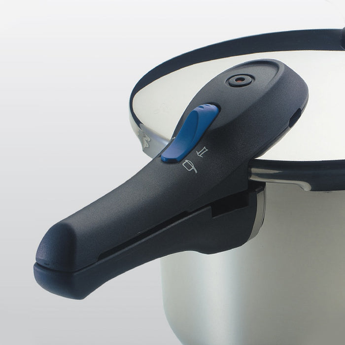 Snelkookpan 22 cm 6 liter - glanzend handvat