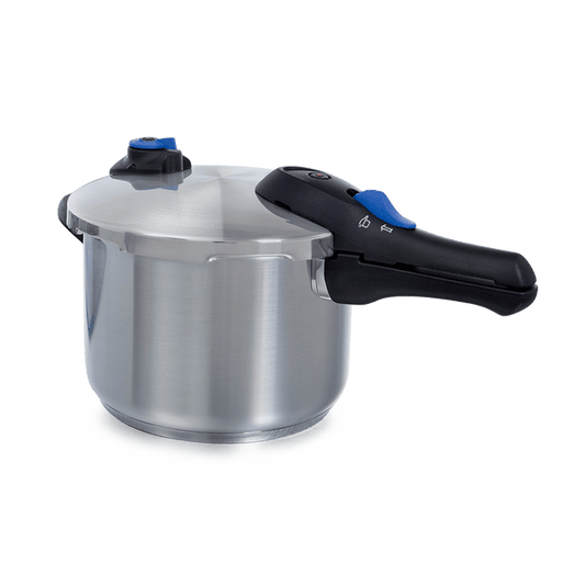 Snelkookpan 22 cm 6 liter - mat vooraanzicht