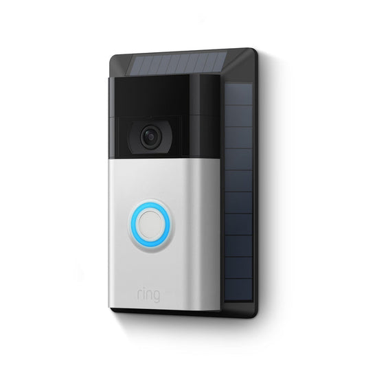 Black:Solar Charger (2nd Gen) for Battery Doorbells (Video Doorbell (2nd Gen))