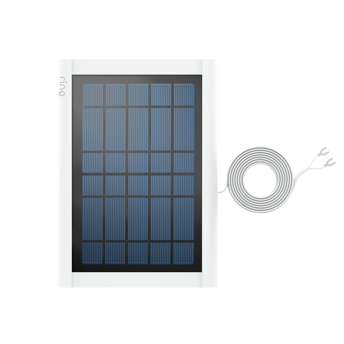 White:Solar Panel for Doorbells (Video Doorbell 2, Video Doorbell 3, Video Doorbell 3 Plus, Video Doorbell 4, Battery Video Doorbell Plus, Battery Video Doorbell Pro)