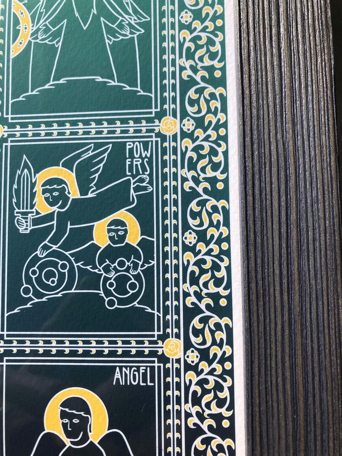 [sold out - more soon - waiting list in description] ANGELOLOGY print [FRAMED]