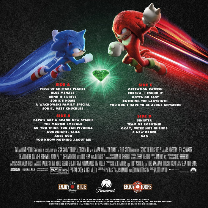 Sonic The Hedgehog 2 - Music From The Motion Picture 2xLP
