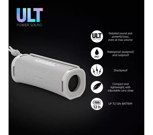 Sony ULT FIELD 1 Wireless Bluetooth Portable Speaker SRSULT10W White White