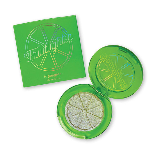 Top angled view of an open Sour Fruitlighter and its carton.