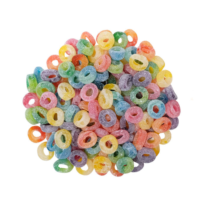 Sour mini pucker rings - 2.04kg