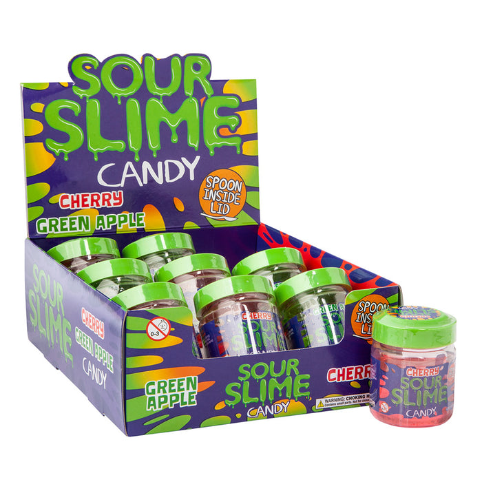 Sour Slime Gummy Candy Bottles - 9 Count