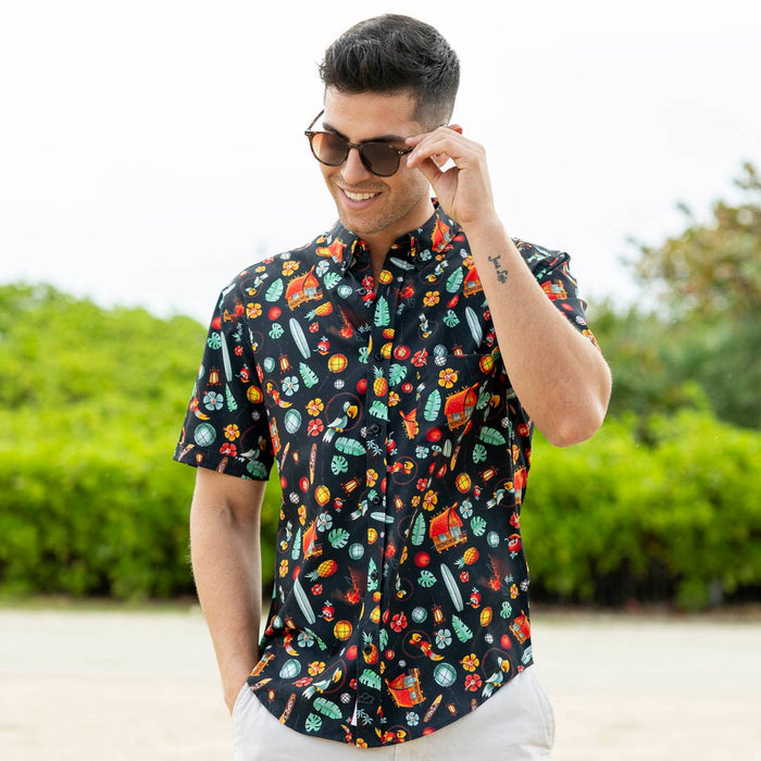 RSVLTS RSVLTS Short Sleeve Shirt South Pacific – KUNUFLEX Short Sleeve Shirt