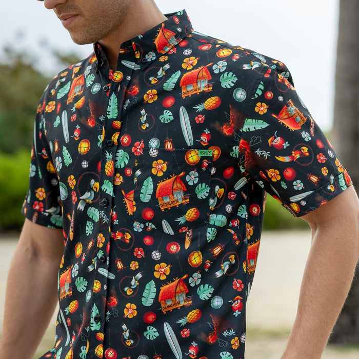 RSVLTS RSVLTS Short Sleeve Shirt South Pacific – KUNUFLEX Short Sleeve Shirt