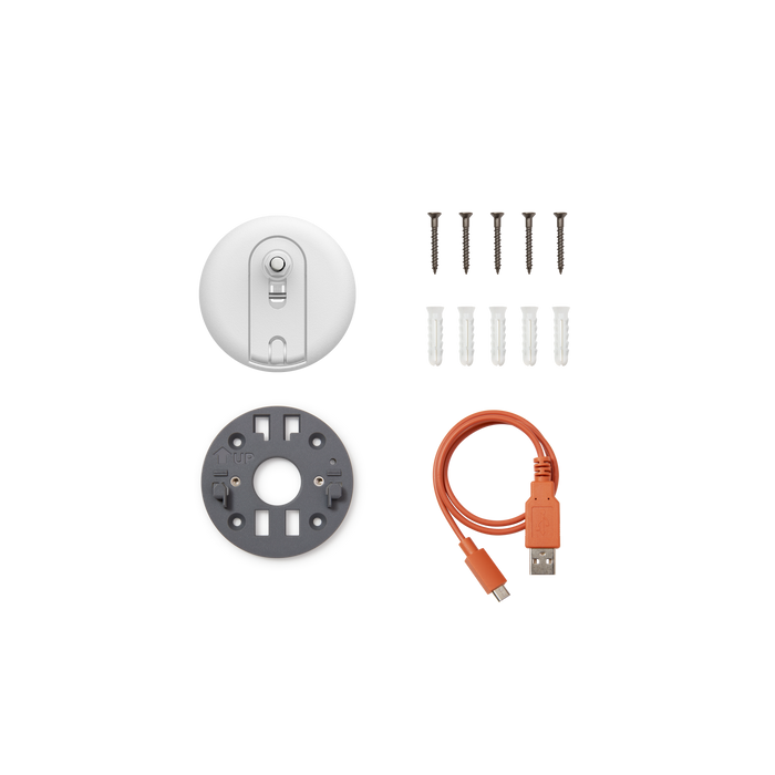 White:Spare Parts Kit (Outdoor Camera Pro Battery - Stick Up Cam Pro)