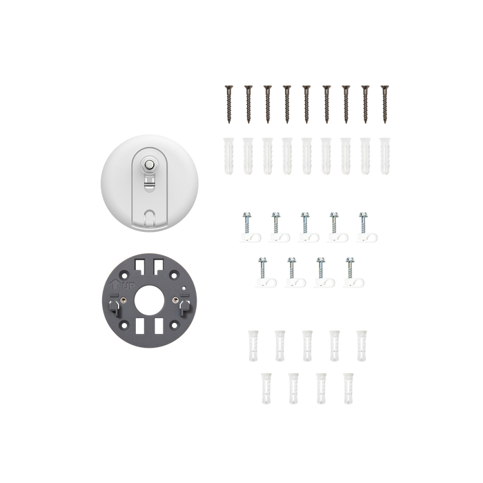 White:Spare Parts Kit (Outdoor Camera Pro Plug-In - Stick Up Cam Pro)