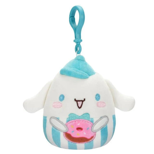 Squishmallow 3.5 Inch Sanrio Food Truck Cinnamoroll Plush Clip - Owl & Goose Gifts