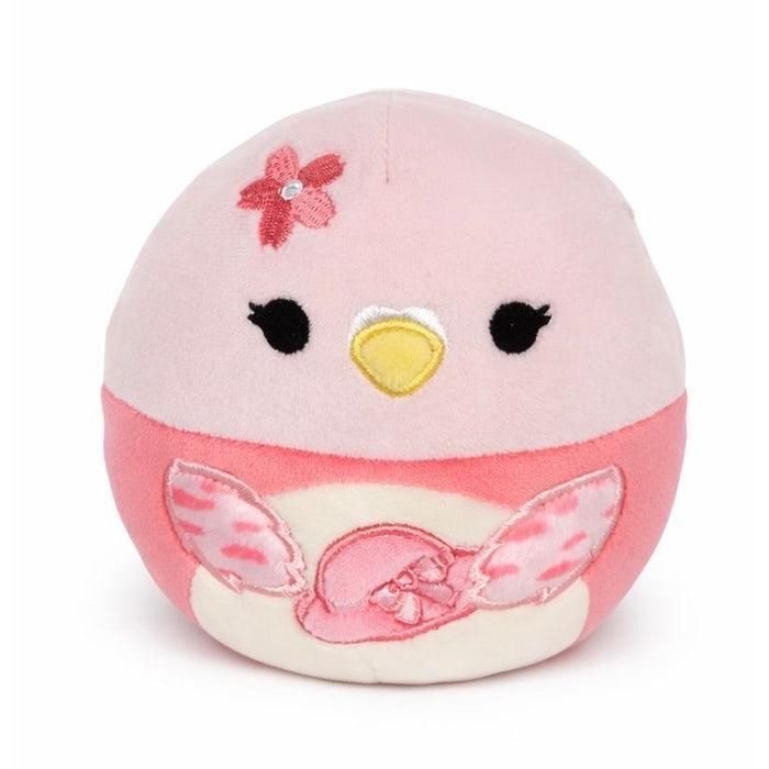 Squishmallow 5 Inch Beena the Parakeet Holding Hat Easter Plush Toy