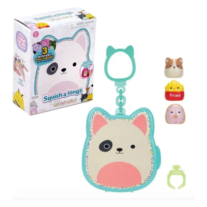 Squishmallow Squishalongs Clip & Go - One Mystery Clip with 3 Mystery Mini Squish! - Owl & Goose Gifts