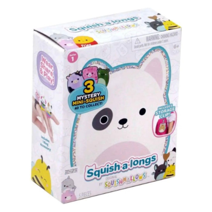 Squishmallow Squishalongs Clip & Go - One Mystery Clip with 3 Mystery Mini Squish! - Owl & Goose Gifts