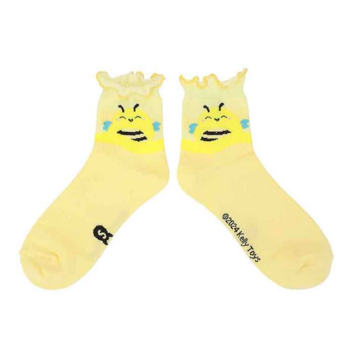Squishmallow Women's 3 Pack Lettuce Edge Crew Socks - Owl & Goose Gifts