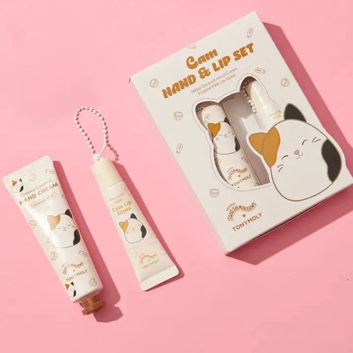 Squishmallow X TONYMOLY Cam's Hand and Lip Gift Set - Owl & Goose Gifts