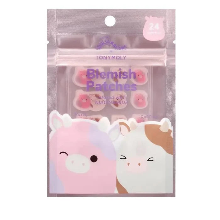 Squishmallow X TONYMOLY Patty and Ronnie Blemish Patches - Owl & Goose Gifts