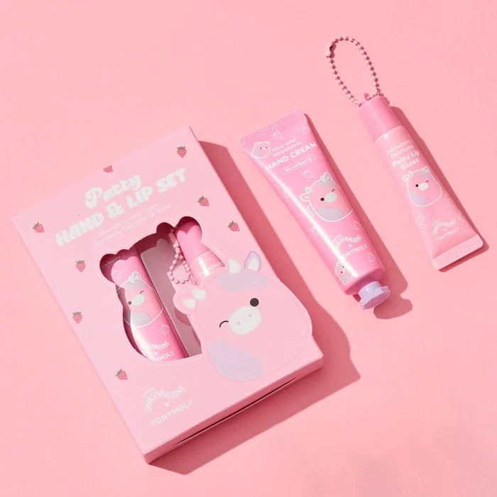 Squishmallow X TONYMOLY Patty's Hand and Lip Gift Set - Owl & Goose Gifts