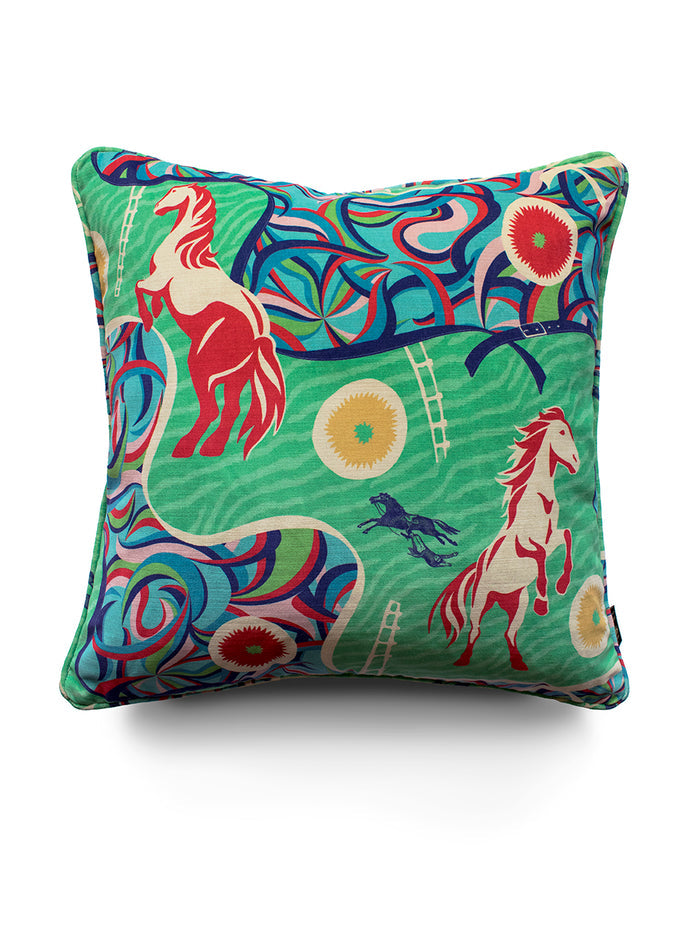 Stallion Rhapsody Velvet Cushion