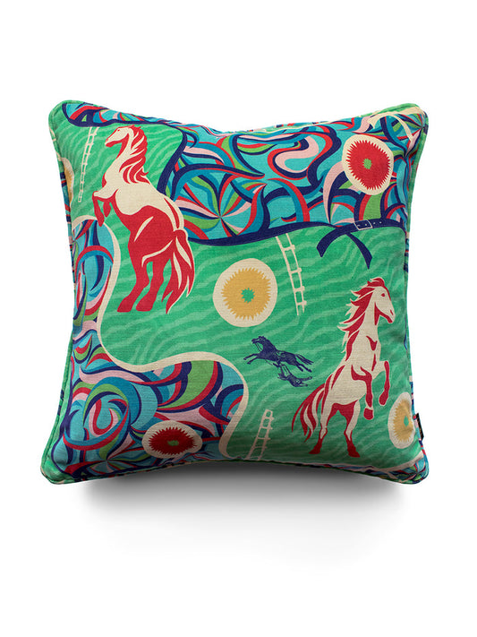 Stallion Rhapsody Velvet Cushion