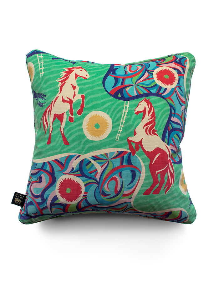 Stallion Rhapsody Velvet Cushion
