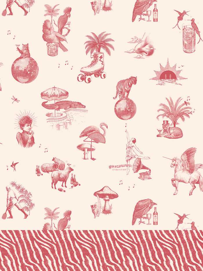 Stallion Wallpaper Border Sample