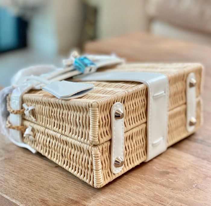 Standard Kelly Rattan Bag - Travellers Hat Boutique