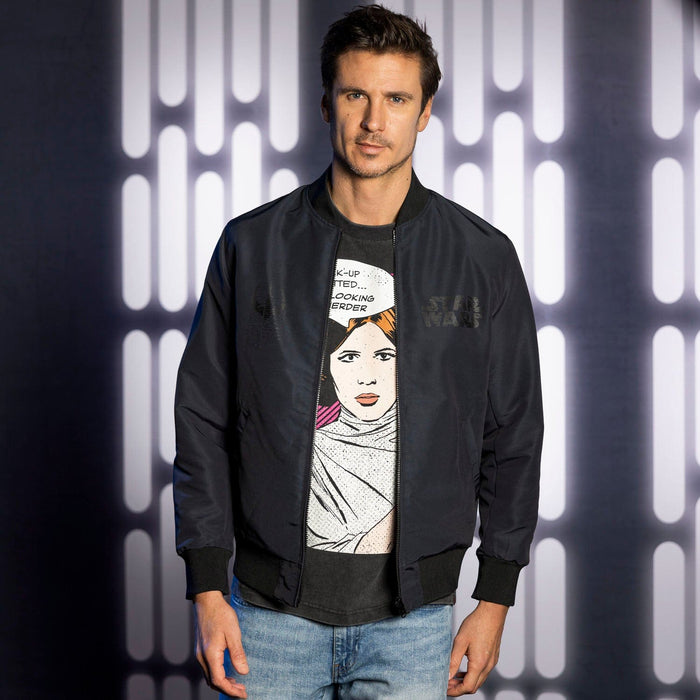RSVLTS Star Wars Jacket Star Wars™ Andor™ "Redacted Rebel" – Reversible Bomber Jacket Star Wars™ Andor™ "Redacted Rebel" – Reversible Bomber Jacket