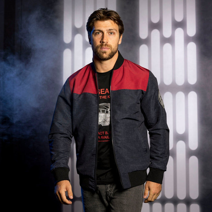 RSVLTS Star Wars Jacket Star Wars™ Andor™ "Redacted Rebel" – Reversible Bomber Jacket Star Wars™ Andor™ "Redacted Rebel" – Reversible Bomber Jacket